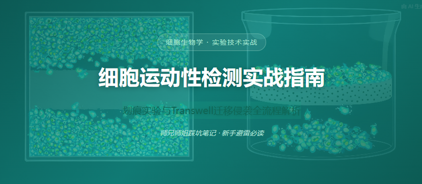细胞划痕实验示意图