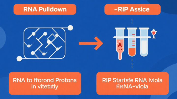 RNA pulldown vs RIP对比图