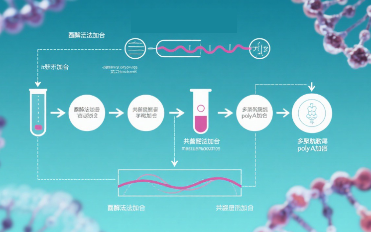 RNA加帽加尾工艺流程图